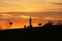 Sunset over Louisiana Memorial 4/28/2012