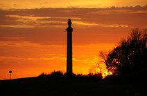 Sunset over Louisiana Memorial 4/28/2012
