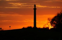 Sunset over Louisiana Memorial 4/28/2012