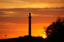 Sunset over Louisiana Memorial 4/28/2012