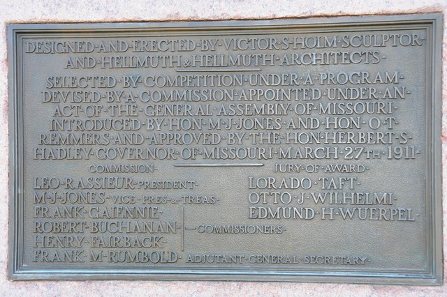 Monument dedication tablet.  2/26/2012